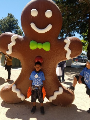 Campers especially loved the smiley gingerbread man